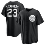 Kooe C.Cubs #23 Ryne Sandberg Player Black Game Stitched Jerseys