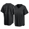 Kooe C.Cubs #23 Ryne Sandberg Player Black T-shirt Home Game Stitched Jerseys