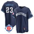 Kooe C.Cubs #23 Ryne Sandberg Player Navy 150th Anniversary City Connect Home Game Stitched Jerseys