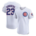 Kooe C.Cubs #23 Ryne Sandberg Player White Limited Elite Home Game Stitched Jerseys