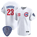 Kooe C.Cubs #23 Ryne Sandberg Player White Vapor Premier Limited Home Stitched Jerseys