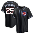Kooe C.Cubs #25 Mois¨¦s Ballesteros Player Black Fashion Out Game Stitched Jerseys