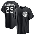 Kooe C.Cubs #25 Mois¨¦s Ballesteros Player Black Game Stitched Jerseys