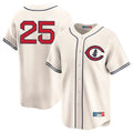 Kooe C.Cubs #25 Mois¨¦s Ballesteros Player Cream Field of Dreams Limited Home Game Stitched Jerseys