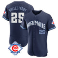 Kooe C.Cubs #25 Mois¨¦s Ballesteros Player Navy City Connect 150th Anniversary Limited Elite Home Stitched Jerseys