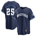 Kooe C.Cubs #25 Mois¨¦s Ballesteros Player Navy City Connect Home Game Stitched Jerseys