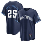 Kooe C.Cubs #25 Mois¨¦s Ballesteros Player Navy City Connect Home Game Stitched Jerseys