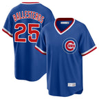 Kooe C.Cubs #25 Mois¨¦s Ballesteros Player Royal T-shirt Cooperstown Collection Limited Stitched Jerseys