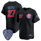Kooe C.Cubs #27 Seiya Suzuki Player Black Vapor Premier Limited Home Stitched Jerseys