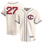 Kooe C.Cubs #27 Seiya Suzuki Player Cream Field of Dreams Limited Home Game Stitched Jerseys