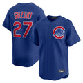 Kooe C.Cubs #27 Seiya Suzuki Player Royal Limited Home Stitched Jerseys