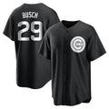 Kooe C.Cubs #29 Michael Busch Player Black Game Stitched Jerseys