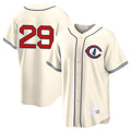Kooe C.Cubs #29 Michael Busch Player Cream Field of Dreams Home Game Stitched Jerseys