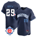 Kooe C.Cubs #29 Michael Busch Player Navy City Connect 150th Anniversary Limited Home Stitched Jerseys