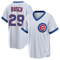 Kooe C.Cubs #29 Michael Busch Player White T-shirt Cooperstown Collection Limited Stitched Jerseys