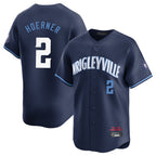 Kooe C.Cubs #2 Nico Hoerner Player Navy City Connect Limited Home Stitched Jerseys