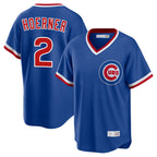 Kooe C.Cubs #2 Nico Hoerner Player Royal T-shirt Cooperstown Collection Limited Stitched Jerseys