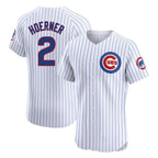 Kooe C.Cubs #2 Nico Hoerner Player White Limited Elite Home Game Stitched Jerseys