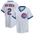 Kooe C.Cubs #2 Nico Hoerner Player White T-shirt Cooperstown Collection Limited Stitched Jerseys