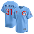 Kooe C.Cubs #31 Greg Maddux Player Light Blue Limited Home Stitched Jerseys