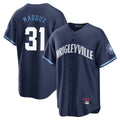 Kooe C.Cubs #31 Greg Maddux Player Navy City Connect Home Game Stitched Jerseys