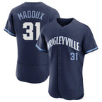 Kooe C.Cubs #31 Greg Maddux Player Navy City Connect Limited Elite Home Stitched Jerseys