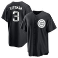 Kooe C.Cubs #3 Alex Bregman Black Game Stitched Jerseys