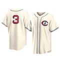 Kooe C.Cubs #3 Alex Bregman Cream Field of Dreams Home Game Stitched Jerseys