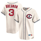 Kooe C.Cubs #3 Alex Bregman Cream Field of Dreams Limited Home Game Stitched Jerseys