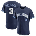 Kooe C.Cubs #3 Alex Bregman Navy City Connect Limited Elite Home Stitched Jerseys