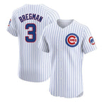 Kooe C.Cubs #3 Alex Bregman White Limited Elite Home Game Stitched Jerseys