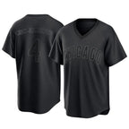 Kooe C.Cubs #4 Pete Crow-Armstrong Player Black T-shirt Home Game Stitched Jerseys