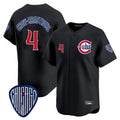 Kooe C.Cubs #4 Pete Crow-Armstrong Player Black Vapor Premier Limited Home Stitched Jerseys