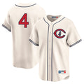 Kooe C.Cubs #4 Pete Crow-Armstrong Player Cream Field of Dreams Limited Home Game Stitched Jerseys