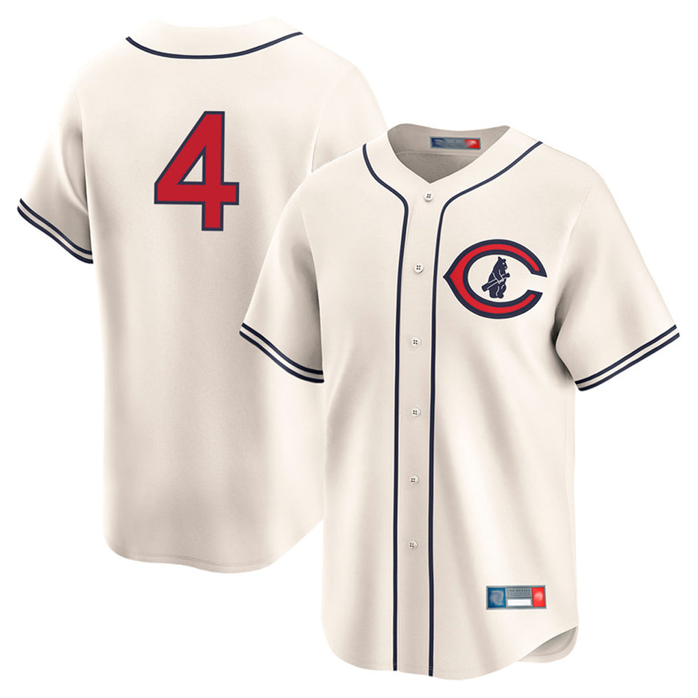 Kooe C.Cubs #4 Pete Crow-Armstrong Player Cream Field of Dreams Limited Home Game Stitched Jerseys