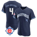 Kooe C.Cubs #4 Pete Crow-Armstrong Player Navy City Connect 150th Anniversary Limited Elite Home Stitched Jerseys