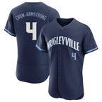 Kooe C.Cubs #4 Pete Crow-Armstrong Player Navy City Connect Limited Elite Home Stitched Jerseys
