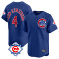 Kooe C.Cubs #4 Pete Crow-Armstrong Player Royal 150th Anniversary Limited Home Stitched Jerseys