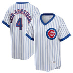 Kooe C.Cubs #4 Pete Crow-Armstrong Player White T-shirt Cooperstown Collection Limited Stitched Jerseys