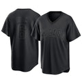 Kooe C.Cubs #6 Matt Shaw Player Black T-shirt Home Game Stitched Jerseys