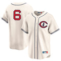 Kooe C.Cubs #6 Matt Shaw Player Cream Field of Dreams Limited Home Game Stitched Jerseys