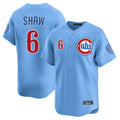 Kooe C.Cubs #6 Matt Shaw Player Light Blue Limited Home Stitched Jerseys
