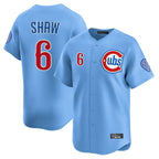 Kooe C.Cubs #6 Matt Shaw Player Light Blue Limited Home Stitched Jerseys