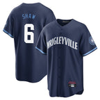 Kooe C.Cubs #6 Matt Shaw Player Navy City Connect Home Game Stitched Jerseys