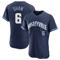 Kooe C.Cubs #6 Matt Shaw Player Navy City Connect Limited Elite Home Stitched Jerseys