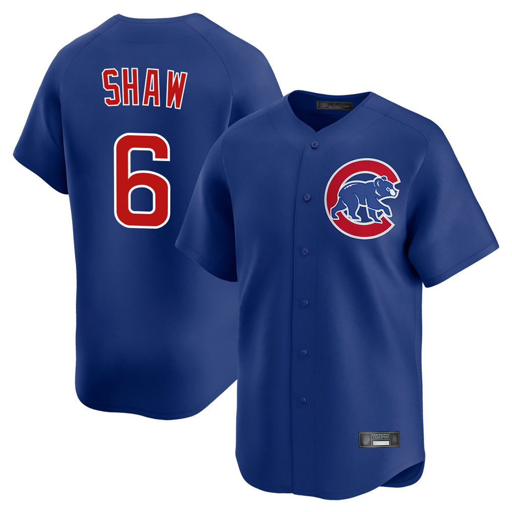 Kooe C.Cubs #6 Matt Shaw Player Royal Limited Home Stitched Jerseys