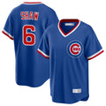 Kooe C.Cubs #6 Matt Shaw Player Royal T-shirt Cooperstown Collection Limited Stitched Jerseys