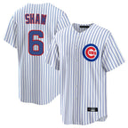 Kooe C.Cubs #6 Matt Shaw Player White Game Home Stitched Jerseys