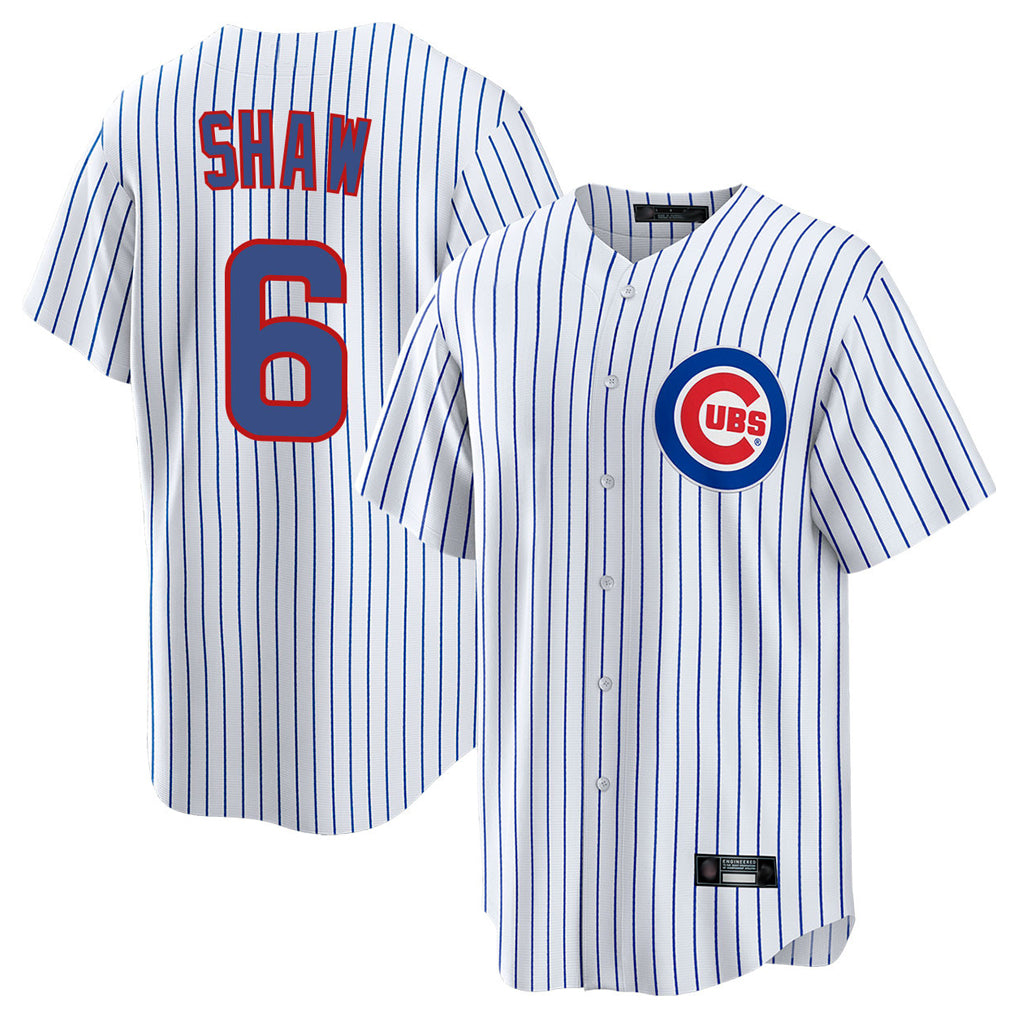 Kooe C.Cubs #6 Matt Shaw Player White Game Home Stitched Jerseys
