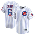 Kooe C.Cubs #6 Matt Shaw Player White Limited Home Game Stitched Jerseys